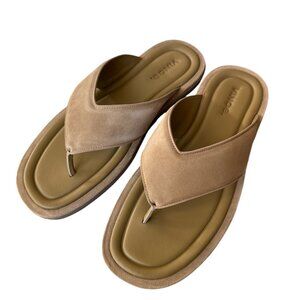 Vince Men's Darcy Flip Flop Flat Thong Sandal New Camel, Size 11 Men